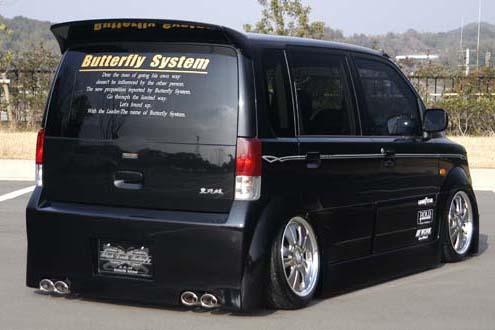 ButterflySystem 黒死蝶 ekワゴン H81W マイナーチェンジ前