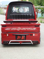 リアバンパー/F-1バックフォグ/専用マフラーカッター