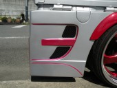 リアバンパー　ダクトサイド2段左右