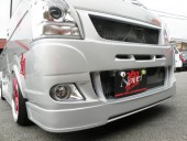 フロントバンパー(通常アミはメッシュ/掲載画像はアルミラス）