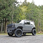 装着例：カモフラージュ柄カーボン