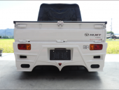 リアバンパー（センサー：有/無指定）ダクト+アルミラス仕様・オプション/F-1バックフォグ　（素地はシルバー、画像はブラック塗装）